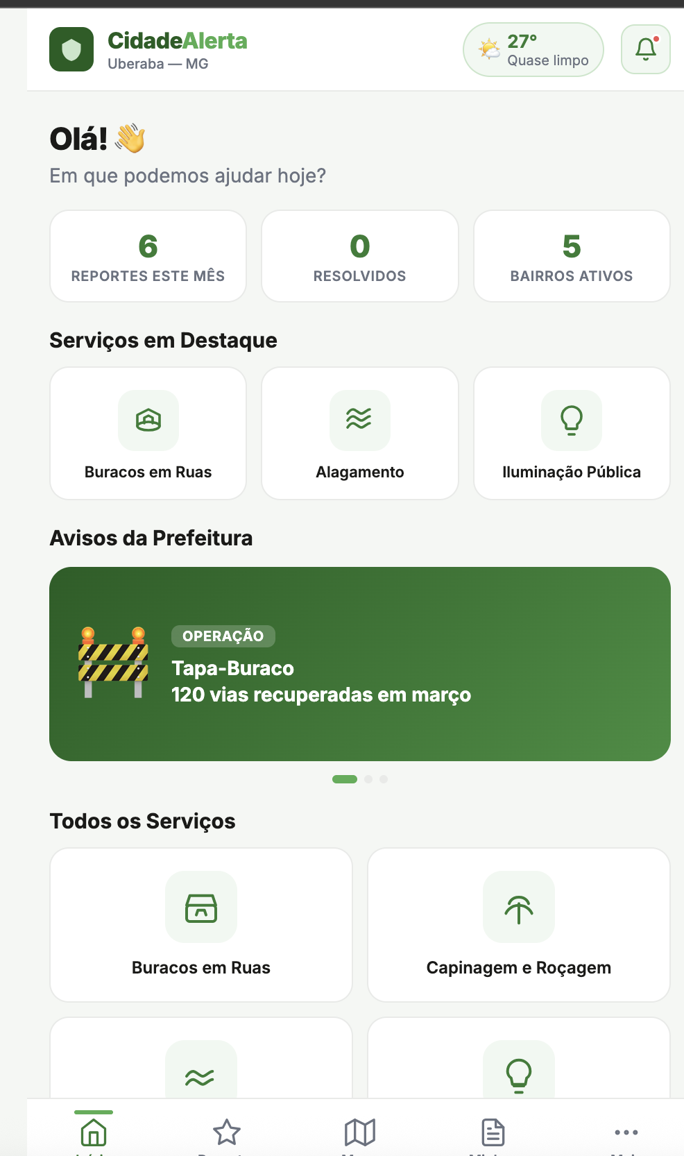 CidadeAlerta | Smart Uberaba