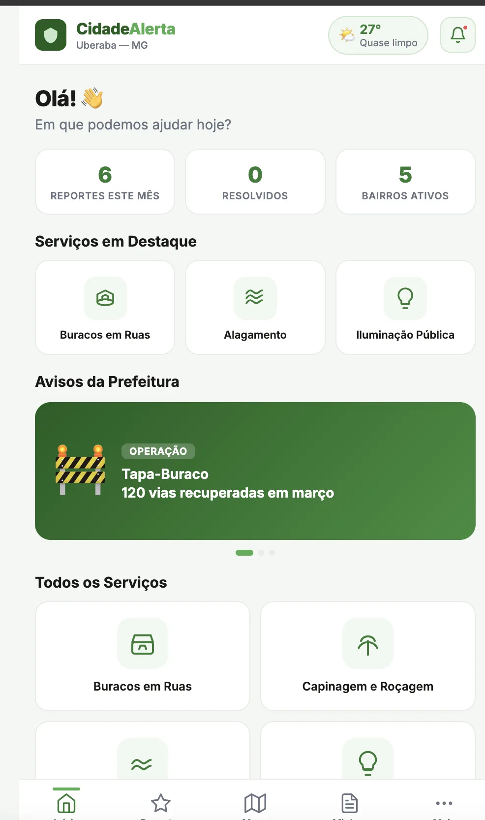 CidadeAlerta | Smart Uberaba