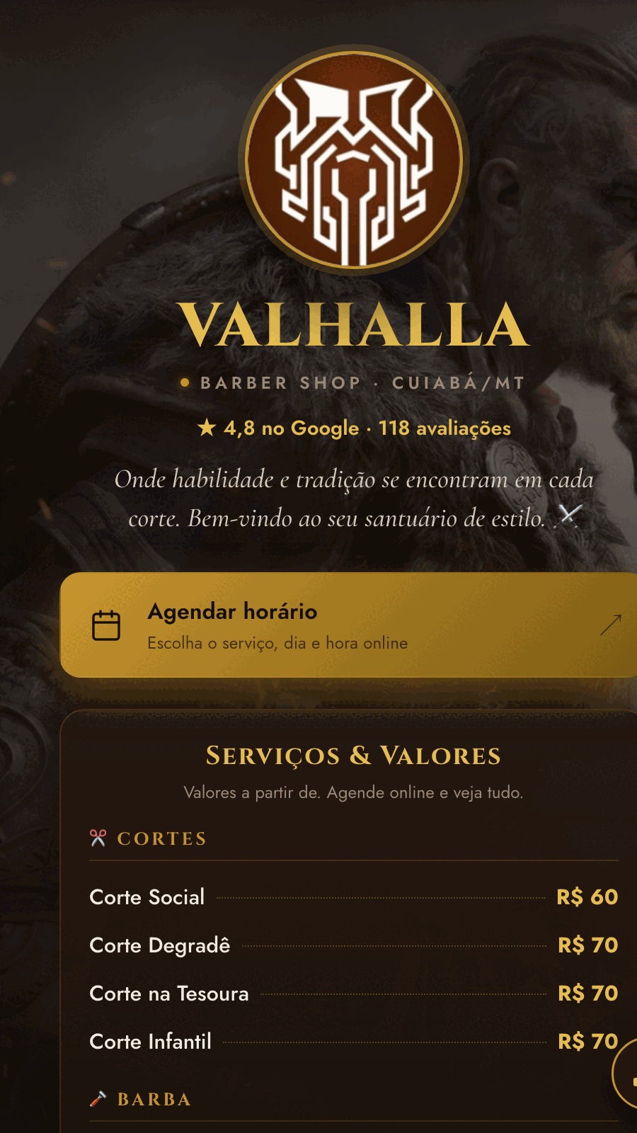 Bio Valhalla Barber Shop