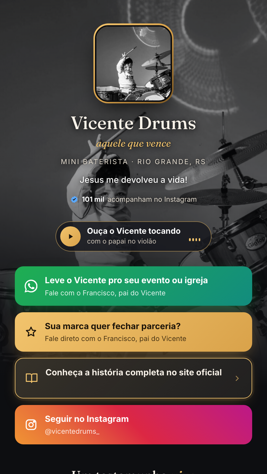 Bio Vicente Drums